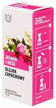 Naturalne Aromaty olejek JAŚMIN I RÓŻA 12ml