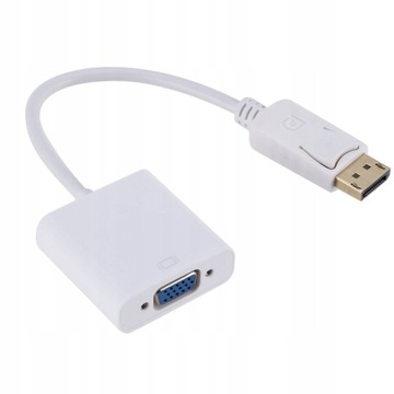 Kable przejściówki DP na VGA Kable konwertera męsk