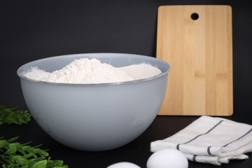 Миска пластиковая с крышкой для чипсов, салатов, шашлыка, серая миска, БОЛЬШАЯ, 3л