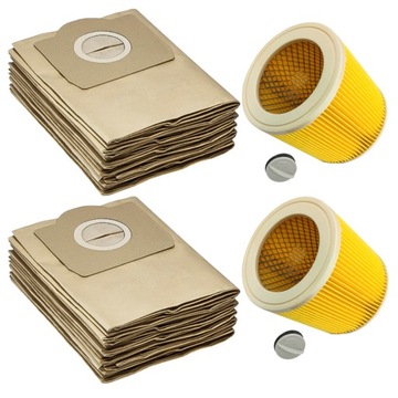 20x WORKI 2x FILTR DO ODKURZACZA KARCHER WD3 MV3