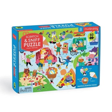 Mudpuppy Puzzle sensoryczne z elementami zapachowy