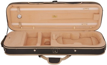 Futerał skrzypcowy skrzypce 1/2 pianka UltraLight M-case Czarny - Kremowy