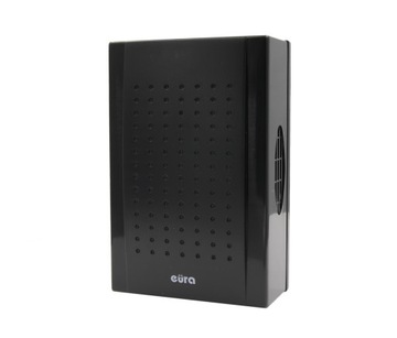 DZWONEK PRZEWODOWY DO DRZWI 230V 2 TONOWY CZARNY