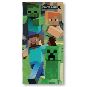 Ręcznik plażowy 70x140 Minecraft dla gracza