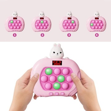 ЖК-игра Pop It, электронная антистрессовая аркадная игрушка со звуком.