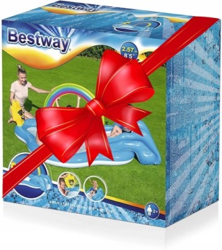 Надувная игровая площадка Sunny Rainbow 257x145x91см BESTWAY Slide