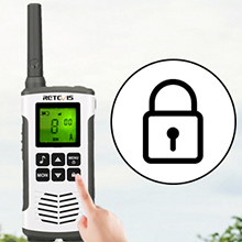Retevis RT45 Walkie Talkie(2 Szt., Srebrne)