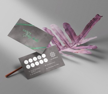 Дисконтные карты лояльности, позолота, зеленая фольга, 250 шт + дизайн