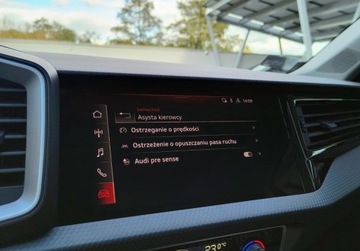 Audi A1 II 1.0 TFSI 110KM 2021 Audi A1 Sportback Salon PL Gwarancja 2026 Full LED Keyless Carplay Grzanie, zdjęcie 22