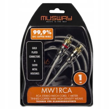 Złącze do wzmacniacza Musway MW1RCA