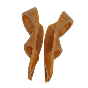 MagiDeal way Автомобильный монтажный кронштейн громкой связи Пластиковая прокладка Коричневая пара