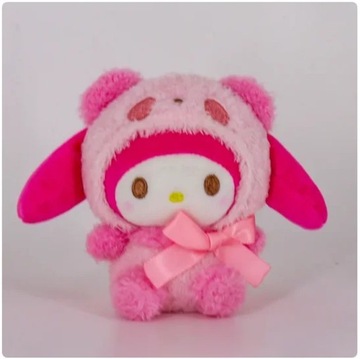 Sanrioed Kawaii Hello Kitty Kuromi pluszowa lalka zabawki wisiorek śliczny