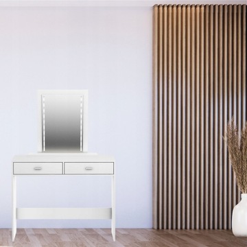 МЕГА КОСМЕТИЧЕСКИЙ СТОЛИК ДЛЯ МАКИЯЖА СВЕТОДИОДНОЕ ОСВЕЩЕНИЕ