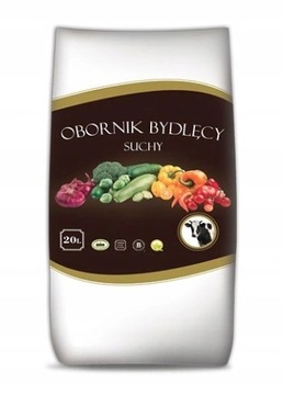 Obornik suchy bydlęcy suszony Krowiak 5 kg 20 l Nawóz organiczny naturalny