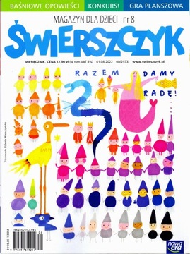 Świerszczyk nr 8/2022. Magazyn dla dzieci.