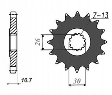 ZESTAW NAPĘD-OWY DID+SUN YAMAHA YZF-R1 2009-2014