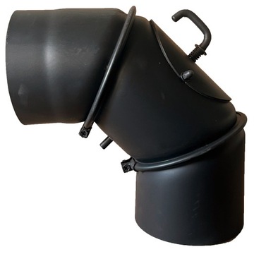 Kolano z szybrem 180mm - zintegrowany szyber