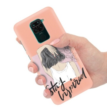 Etui Matowe Łosoś do XIAOMI REDMI NOTE 9 Top Wz