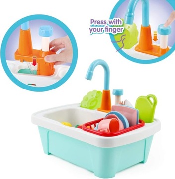 Кухонная мойка, набор игрушек с циркуляцией воды,