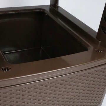 КНИЖНЫЙ ШКАФ КОМОД, ПОДСТАВКА ДЛЯ ВАННОЙ ИЗ РОТАНГА, ШКАФ С КОРЗИНАМИ, 4 ЯЩИКА, СТОЛБ