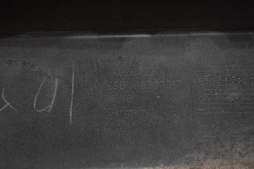 NÁRAZNÍK PŘEDNÍ STŘÍBRNY 1K0807217 VW GOLF 5 V 03-09