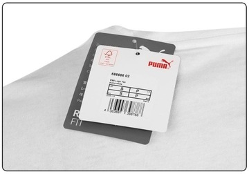 PUMA KOSZULKA MĘSKA T-SHIRT LOGO TEE WHITE r.M