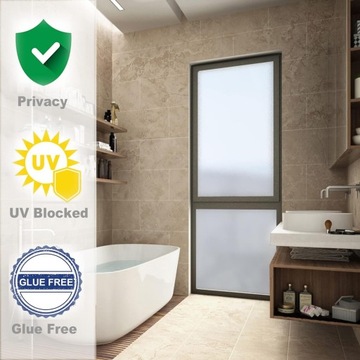 САМОКЛЕЯЩАЯСЯ ОКОННАЯ ПЛЕНКА СТАТИЧЕСКАЯ КОНФИДЕНЦИАЛЬНОСТЬ 90см x 200см ЗАЩИТА от УФ-излучения
