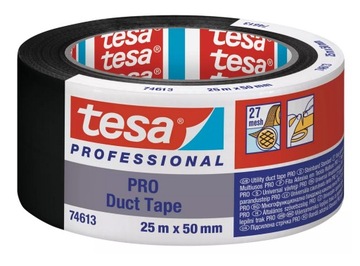 74613 Taśma naprawcza Duct Tape TESA 50x50m Czarna