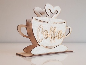 Салфетница COFFEE контейнер для салфеток 15 x 5 x 13 см чашка