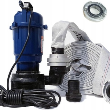 POMPA ZATAPIALNA DO WODY SZAMBA ŚCIEKÓW MOCNA 550W 18000 L/H WĄŻ W ZESTAWIE