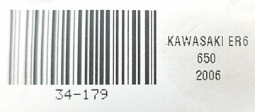 KAWASAKI ER6 650 06-16 ОСЬ ОСЬ