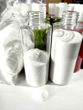 Белый песок, самый бедный порошок, мраморный порошок 1 кг греческого тассоса 0,8 л.