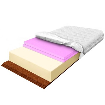 Materac 90x190 aż 3 warstwy kokosu i 6cm HR H3 H4