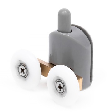 ROLKA ROLKI ŁOŻYSKA WÓZKI ZAMIENNE KABINY PRYSZNICOWEJ PODWÓJNA DOLNA 23MM