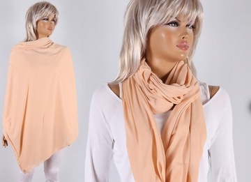 A-6054 ATMOSPHERE PASTELOWY OBSZERNY KOMIN SZAL