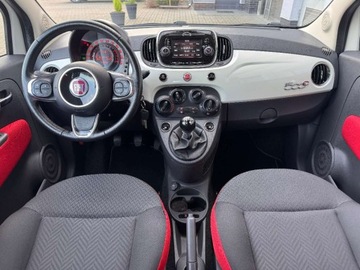 Fiat 500 II CC Seria 4 1.2 69KM 2016 Fiat 500 1.2 69KM Cabrio POP Stan Idealny SSU 1.2 Benzyna 69KM, zdjęcie 7