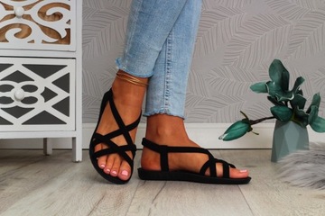 ЧЕРНЫЕ СПОРТИВНЫЕ САНДАЛИИ ЖЕНСКИЕ, С ПЛОСКОЙ НИЗКОЙ, ЛЕТНИЕ