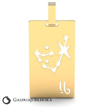 WISIOREK ZŁOTY BLASZKA ZNAK ZODIAKU KOZIOROŻEC CAP