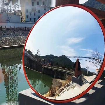 Выпуклое зеркало Угловое зеркало Изогнутое безопасное зеркало для супермаркетов 30 см для помещений