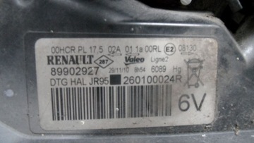 RENAULT GRAND SCENIC II 11R SVĚTLO PRAVÁ PŘEDNÍ 89902927 260100024R GB