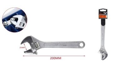 KLUCZ NASTAWNY DO RUR ŚLIMAKOWY ANGIELSKI 200mm