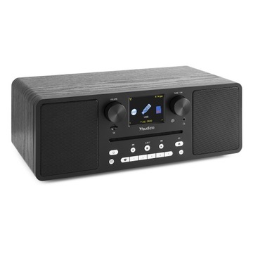 Интернет-радио со стерео DAB FM, проигрыватель компакт-дисков Bluetooth, Audizio