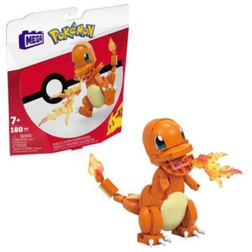 MEGA POKEMON CHARMANDER ZESTAW KLOCKÓW KONSTRUKCYJNYCH 180 ELEM. GKY96