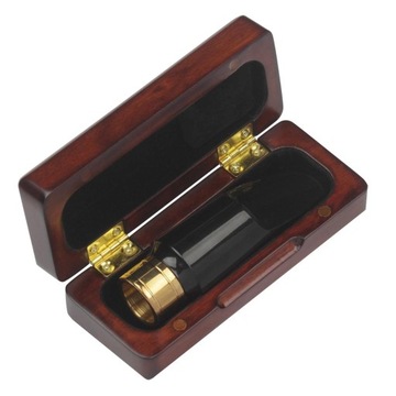 Футляр для саксофона из красного дерева и мундштук Musical p