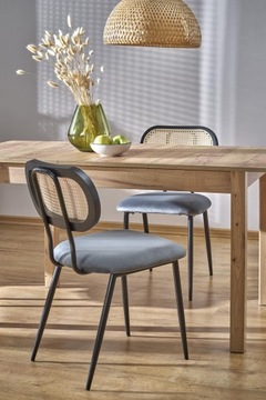 MAURYCY OAK CRAFT РАСШИРЯЕМЫЙ стол 118-158x75 см Halmar