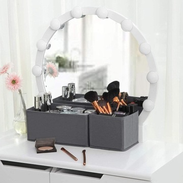 ZESTAW ORGANIZERÓW 5 SZT DO SZUFLAD KOMODY SZAFY ORGANIZER NA BIELIZNĘ