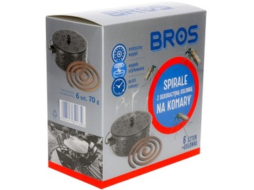 СПИРАЛЬ ОТ КОМАРОВ И МУХ BROS 6 ШТ.
