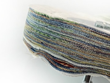 ХЛОПКОВЫЙ ПОЛИРОВАЛЬНЫЙ ДИСК 100 x 20 мм НА ХВОСТОВИКЕ