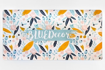 Защитный коврик с принтом: Расписные маки, 90х45 см.