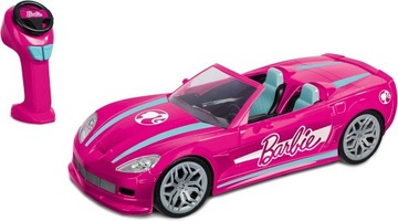 BARBIE Zdalnie sterowany różowy kabriolet 40cm